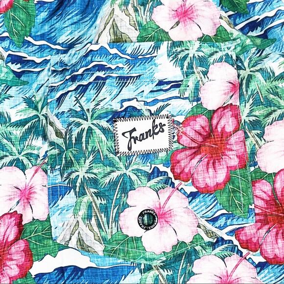 Frank’s tropical print swim trunks Large NEW - Picture 9 of 14